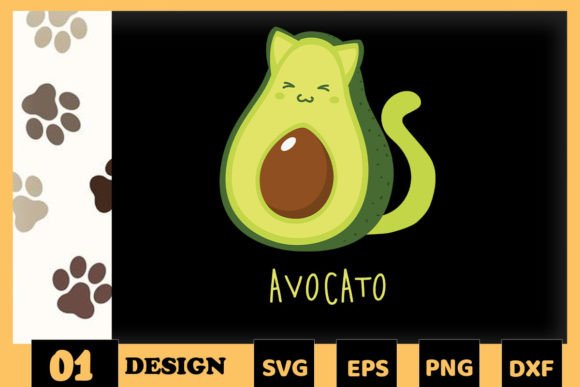 Animal Puns Avocato Funny Cat Avocado Embroidery Review