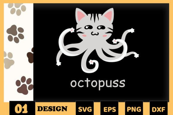 Animal Puns Octupuss Funny Cat Embroidery Review