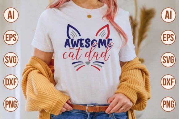 Awesome Cat Dad Embroidery Design Review