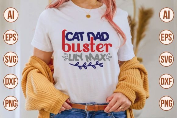 Cat Dad Buster Lily Max Embroidery Design Review