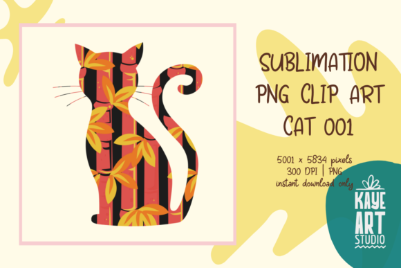 Cat Sublimation PNG Clip Art 001 Review