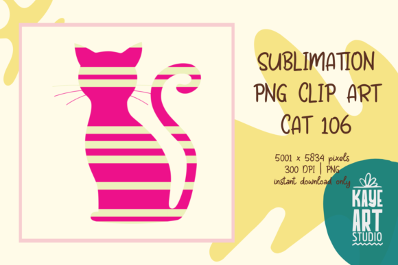 Cat Sublimation PNG Clip Art 106 Review