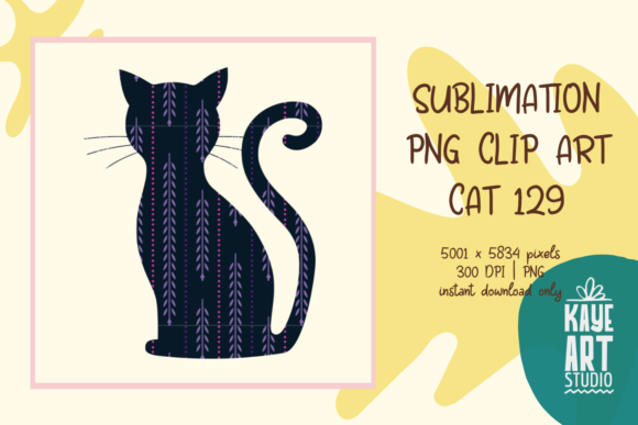 Cat Sublimation PNG Clip Art 129 Review