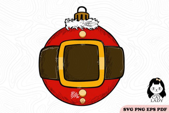 Christmas Ball Santa Claus SVG PNG Review