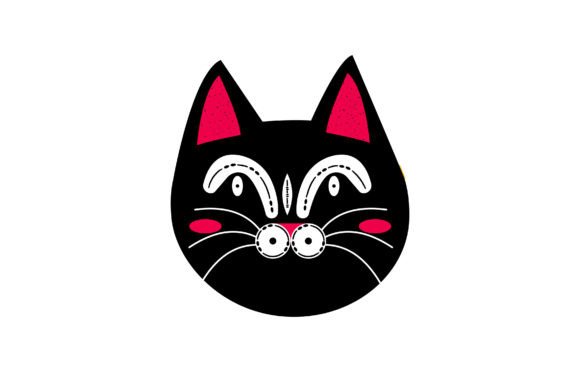 Cute Black Cat Illustration Review