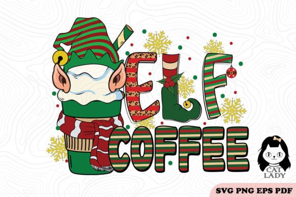 ELF Coffee Christmas SVG PNG Sublimation Review