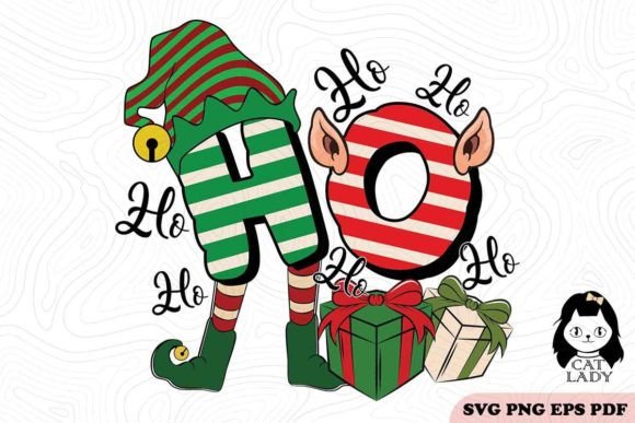 Ho Ho Ho ELF Christmas SVG PNG Review