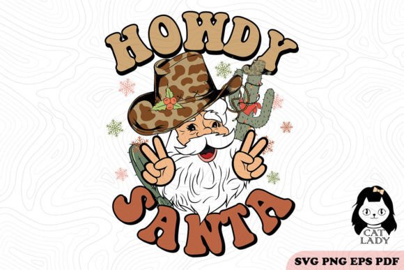 Howdy Santa Christmas SVG PNG Review
