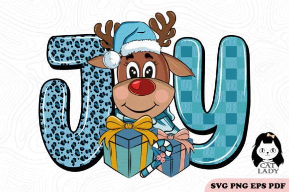 Joy Reindeer Winter SVG PNG Sublimation Review
