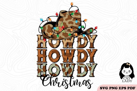 Leopard Howdy Christmas SVG PNG Review