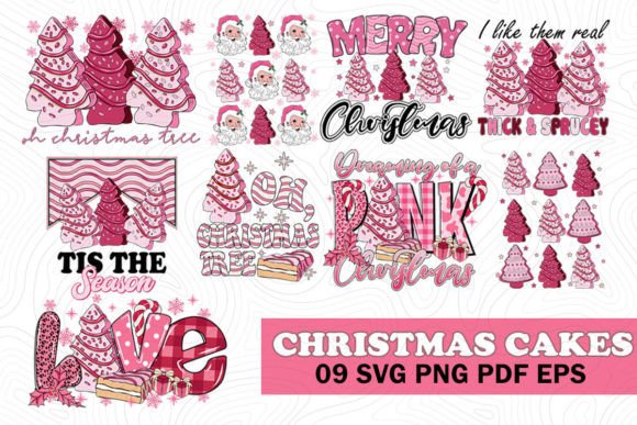 Pink Christmas Tree Cakes Embroidery Design Review