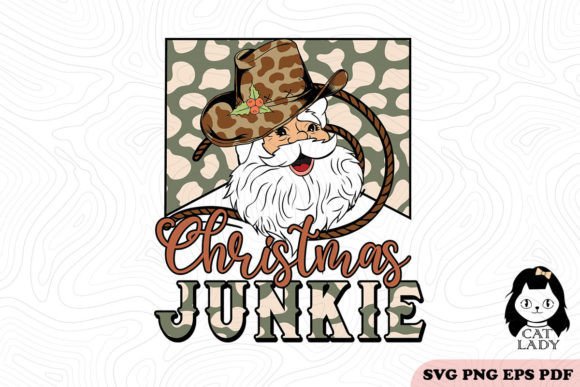 Santa Claus Christmas Junkie SVG PNG Review