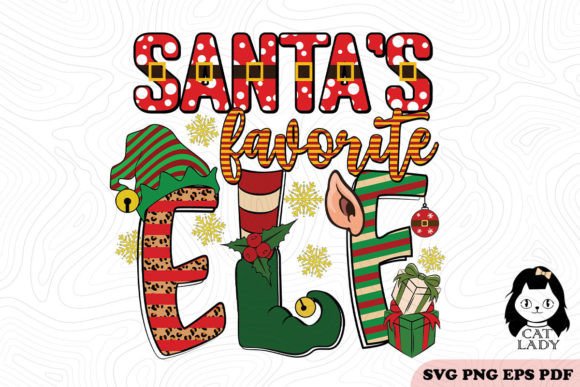 Santa's Favorite ELF Christmas SVG PNG Review