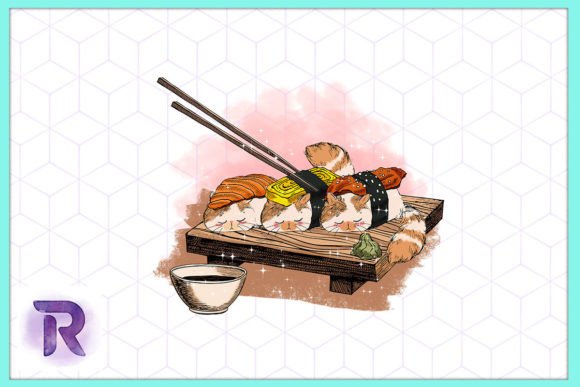 Sushi Cat Cute Yummy Cat Sublimation Review